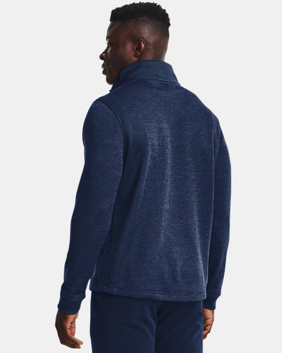 Men's UA Storm SweaterFleece ¼ Zip, Navy, pdpMainDesktop image number 2